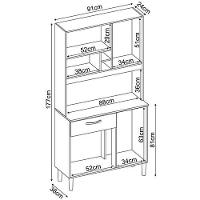 Cozinha Compacta Demóbile Malta com 4 Portas e 1 Gaveta - 91 cm de Largura - 6
