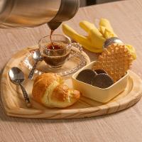 Conjunto com 4 Xícaras e Pires para Café Wolff Pearl Coração em Cristal - 85 ml - 7