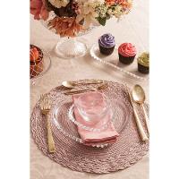 Conjunto com 4 Xícaras e Pires para Chá Wolff Pearl Coração em Cristal - 180 ml - 8