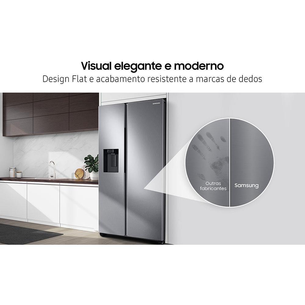 Geladeira Samsung Side By Side Digital Inverter RS60T5200S9 Frost Free com All Around Cooling e Spacemax Inox Look – 602 L - 4