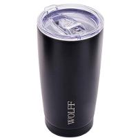 Copo Térmico Wolff 28900 com Tampa e Parede Dupla Preto - 600 ml - 2