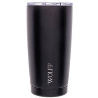 Copo Térmico Wolff 28900 com Tampa e Parede Dupla Preto - 600 ml - 3