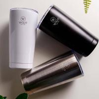 Copo Térmico Wolff 28900 com Tampa e Parede Dupla Preto - 600 ml - 6