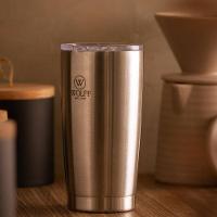 Copo Térmico Wolff 28899 com Tampa e Parede Dupla Inox - 600 ml - 9