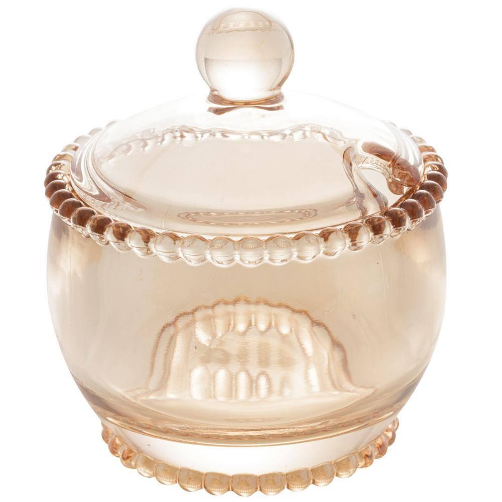 Meleira com Dosador Wolff Pearl em Cristal Âmbar - 11,5 x 10,5 cm - 3