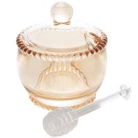 Meleira com Dosador Wolff Pearl em Cristal Âmbar - 11,5 x 10,5 cm - 2