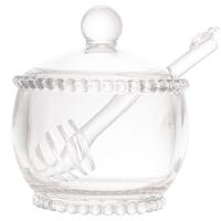 Meleira com Dosador Wolff Pearl em Cristal - 7 x 8 x 10 cm - 1