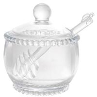 Meleira com Dosador Wolff Pearl em Cristal - 7 x 8 x 10 cm - 2