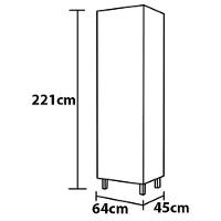 Paneleiro Nesher Princesa 2 Portas 1 Gaveta – 70cm