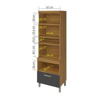 Paneleiro Nesher Princesa 2 Portas 1 Gaveta – 70cm - 10