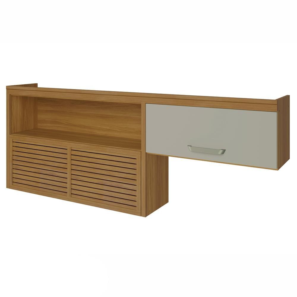 Armário Aéreo Nesher Princesa 2 Portas 4 Prateleiras – 200cm - 1