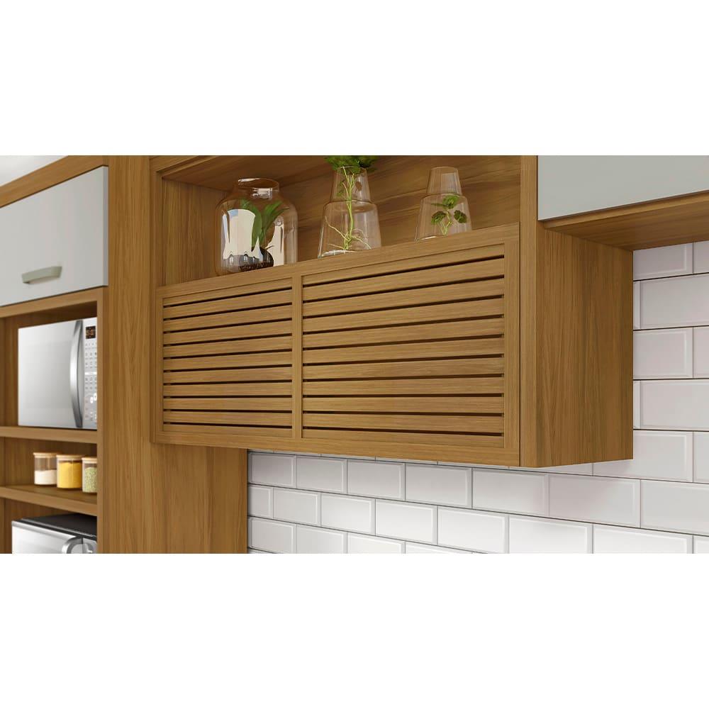 Armário Aéreo Nesher Princesa 2 Portas 4 Prateleiras – 200cm - 7