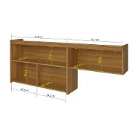 Armário Aéreo Nesher Princesa 2 Portas 4 Prateleiras – 200cm - 11