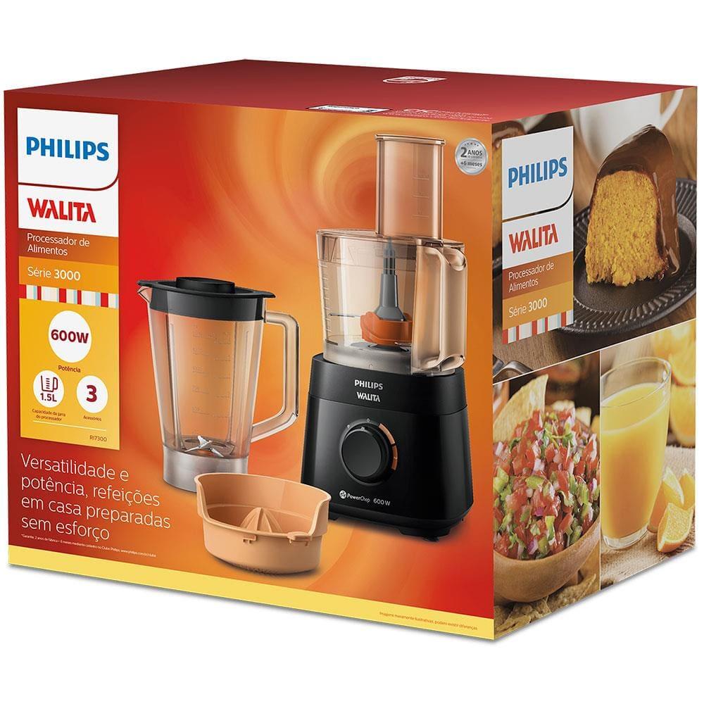 Processador de Alimentos Philips Walita PowerChop RI7300 3 em 1 com 2 Velocidades – 600 W - 9