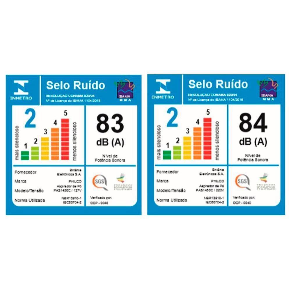 Aspirador de Pó Vertical 2 em 1 Philco PAS1450C 1300W - Cinza - 7