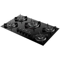 Cooktop a Gás 5 Bocas Dako Supreme com Queimador Tripla Chama Preto - 2