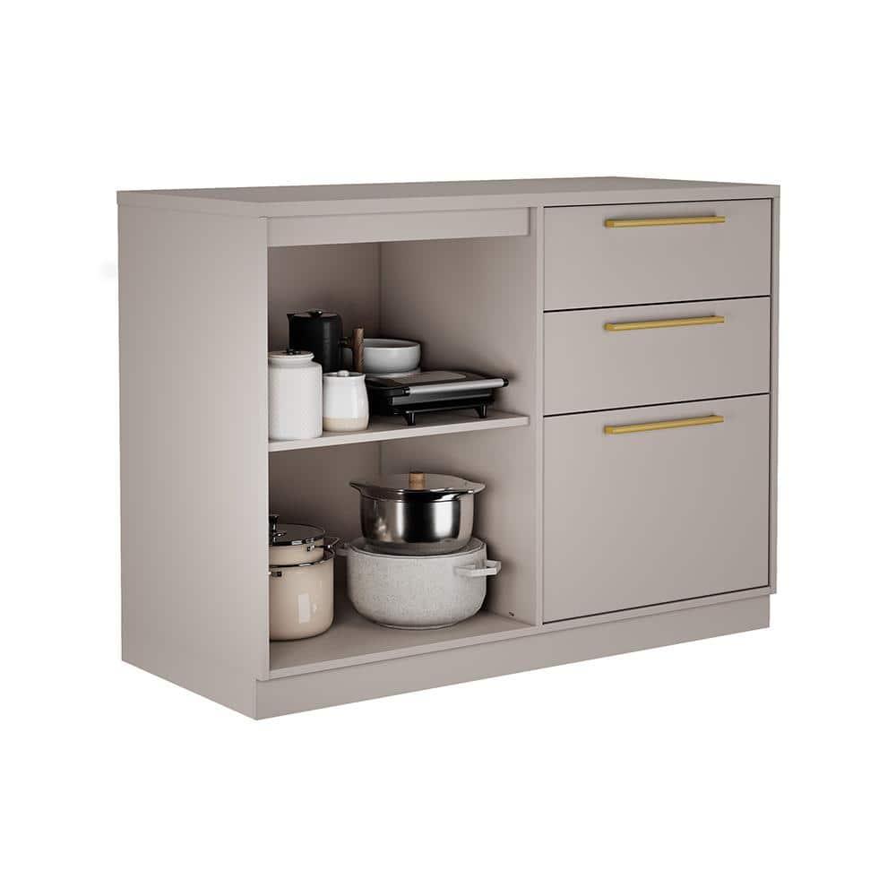 Balcão Triplo Itatiaia Essence com 1 Porta, 3 Gavetas e 120 cm de Largura - Fendi - 2