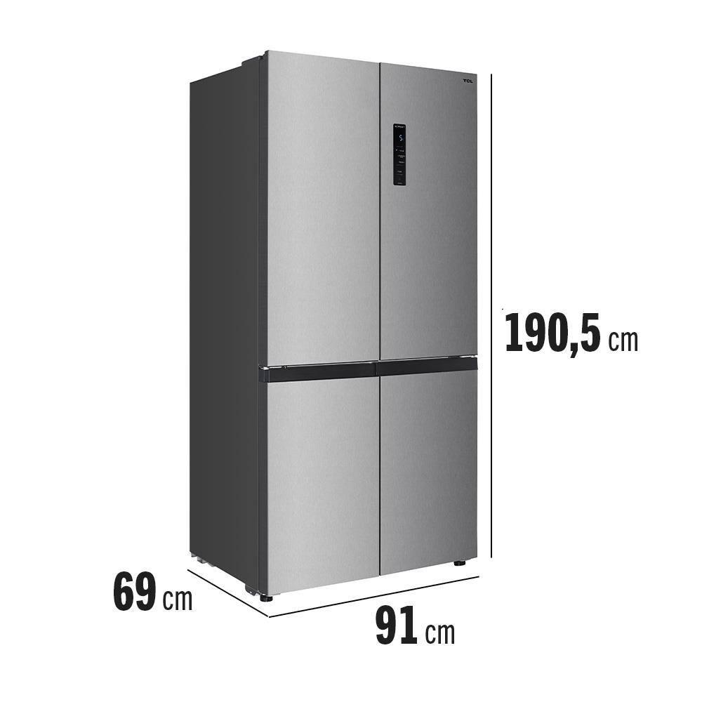 Geladeira TCL Multidoor C589CDN1 Frost Free, Twin Eco Inverter, Multi-zone, Painel Digital com 4 Portas Inox - 589L - 5