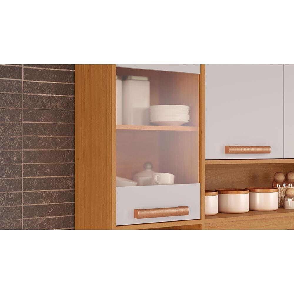 Cozinha Compacta Itatiaia Nápoles com 8 Portas, 3 Gavetas e 9 Prateleiras - 220cm de largura - 4