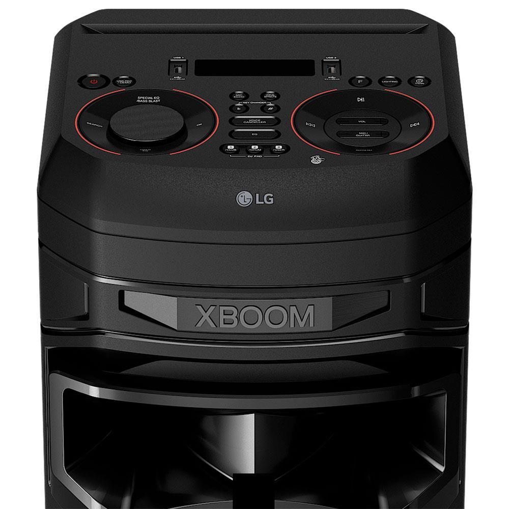 Torre de Som LG XBOOM RNC9 com Bluetooth, Karaokê, Entradas de Microfone, Guitarra e Alto-falantes Duplos - 6