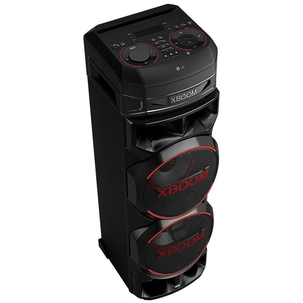 Torre de Som LG XBOOM RNC9 com Bluetooth, Karaokê, Entradas de Microfone, Guitarra e Alto-falantes Duplos - 8