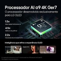 Smart TV 4K 55" LG OLED evo OLED55C4 com Processador a9 Ger7 AI, Painel 144Hz, Intensificador de Brilho, Design Ultra Slim, Dolby Vision e Dolby Atmos - 5