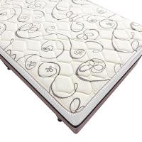 Cama Box Conjugada Solteiro Herval Roma Ortopédico com Pillow Top e Tecido Poliéster 53x88x188 cm - Marrom/Bege/Branco - 7