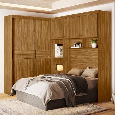 Guarda-roupa Modulado Casal Moval Florença com 6 Portas, 5 Gavetas, 7 Prateleiras e 242cm de Largura