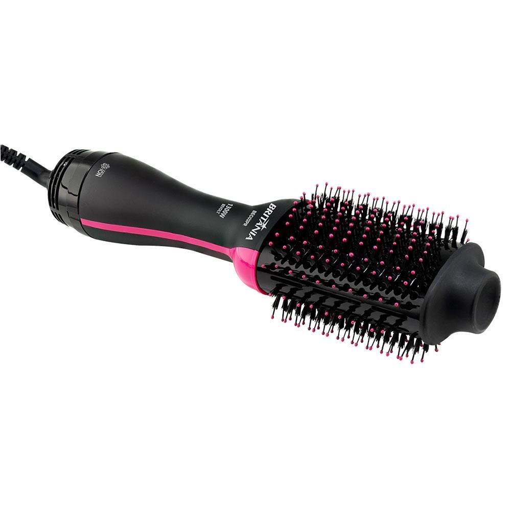 Escova Secadora Britânia BEC02PR Cabo Giratório Bivolt 1300W - Preta e Rosa - 8