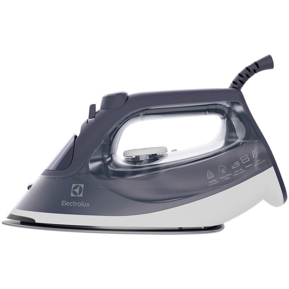Ferro de Passar a Vapor e a Seco Electrolux Experience Care ESI60 com Spray, Base Cerâmica e Tecnologia PowerVapour – Azul Marinho - 2