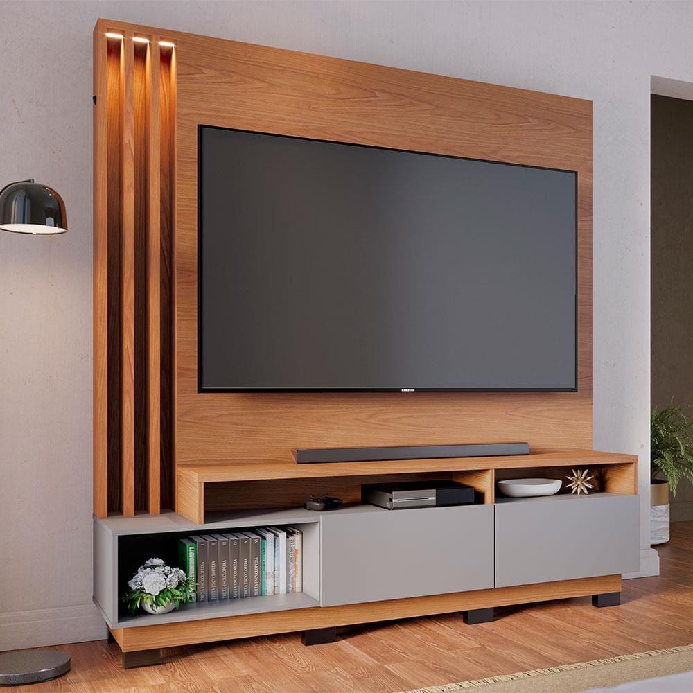 Estante Home Colibri Humaitá com 180 cm de Largura, Ideal para TV de Até 65” - 2