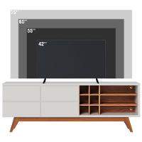 Rack Colibri Noronha com 180 cm de Largura, Ideal para TV de Até 70”