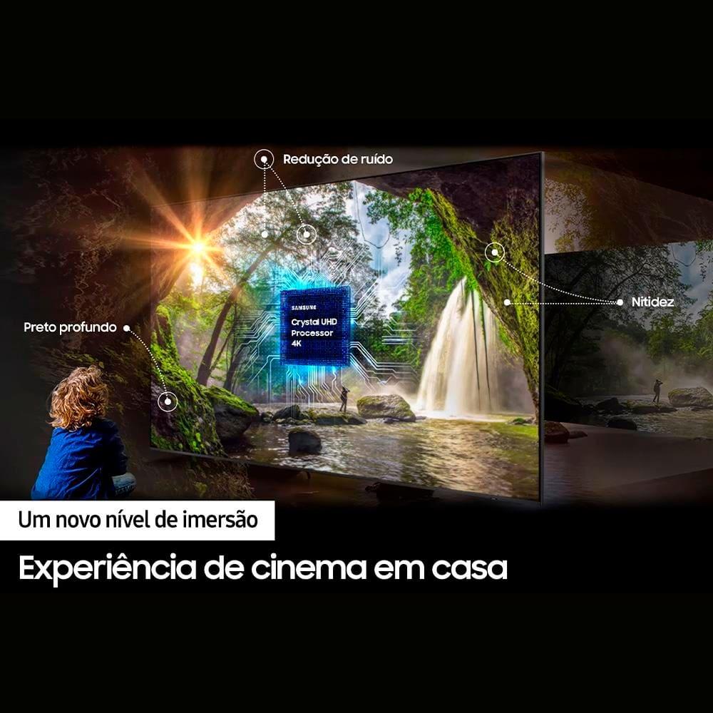 Smart TV 98" Samsung Crystal UHD 4K UN98DU9000 com Wi-Fi integrado, Bluetooth, Gaming Hub, Alexa e Som em Movimento Virtual - 4