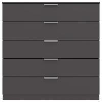 Cômoda Bartira Diplomata com 5 Gavetas e 90 cm de Largura - 3