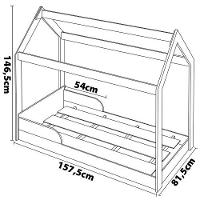 Cama Infantil Barreto Montessoriana Encanto com Tenda e Grade de Proteção - Branco - 4