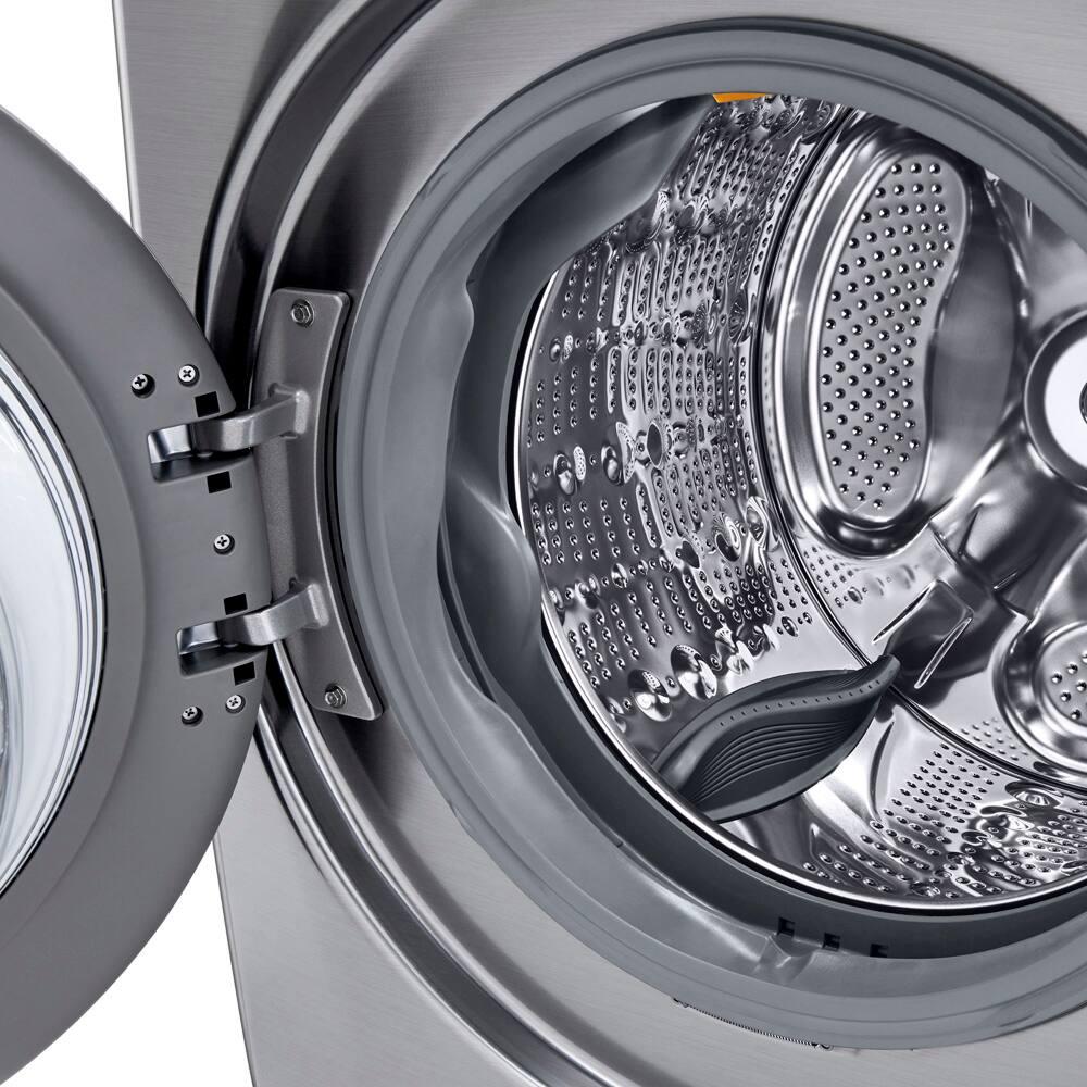 Lava e Seca LG 18Kg/10Kg com Inteligência Artificial AI DD™ e Wi-Fi WD18SV2S6B – Inox Look - 6