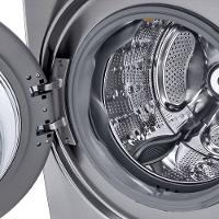 Lava e Seca LG 18Kg/10Kg com Inteligência Artificial AI DD™ e Wi-Fi WD18SV2S6B – Inox Look - 6