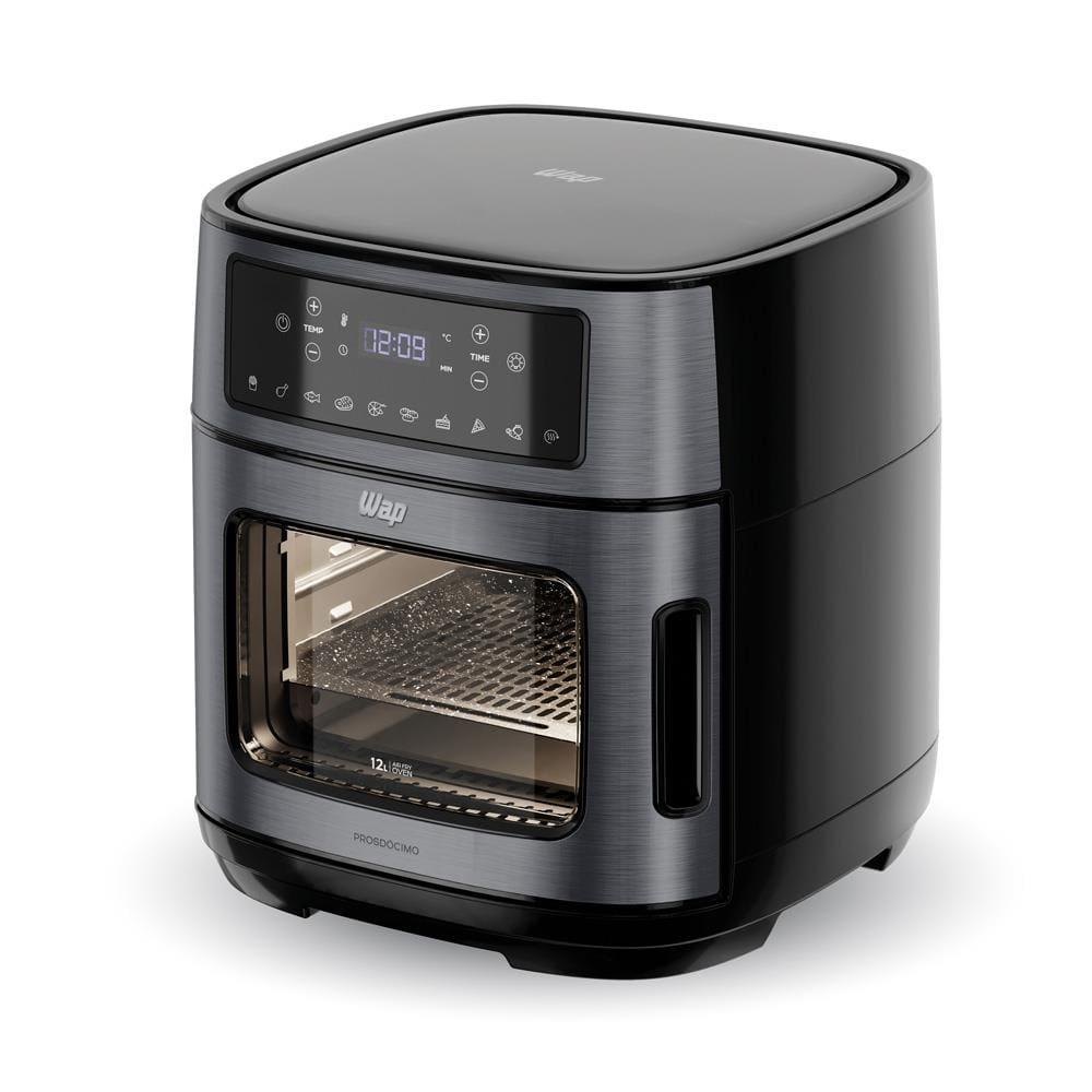 Fritadeira Elétrica Sem Óleo Air Fryer WAP Oven WAOD2 Antiaderente 12 litros 1800W Black Inox - 2