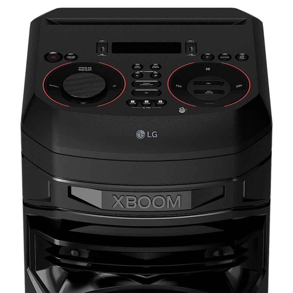 Torre de Som Acústica LG XBOOM RNC5 com Multi Bluetooth, Karaokê, Entrada de Microfone e Guitarra - 6