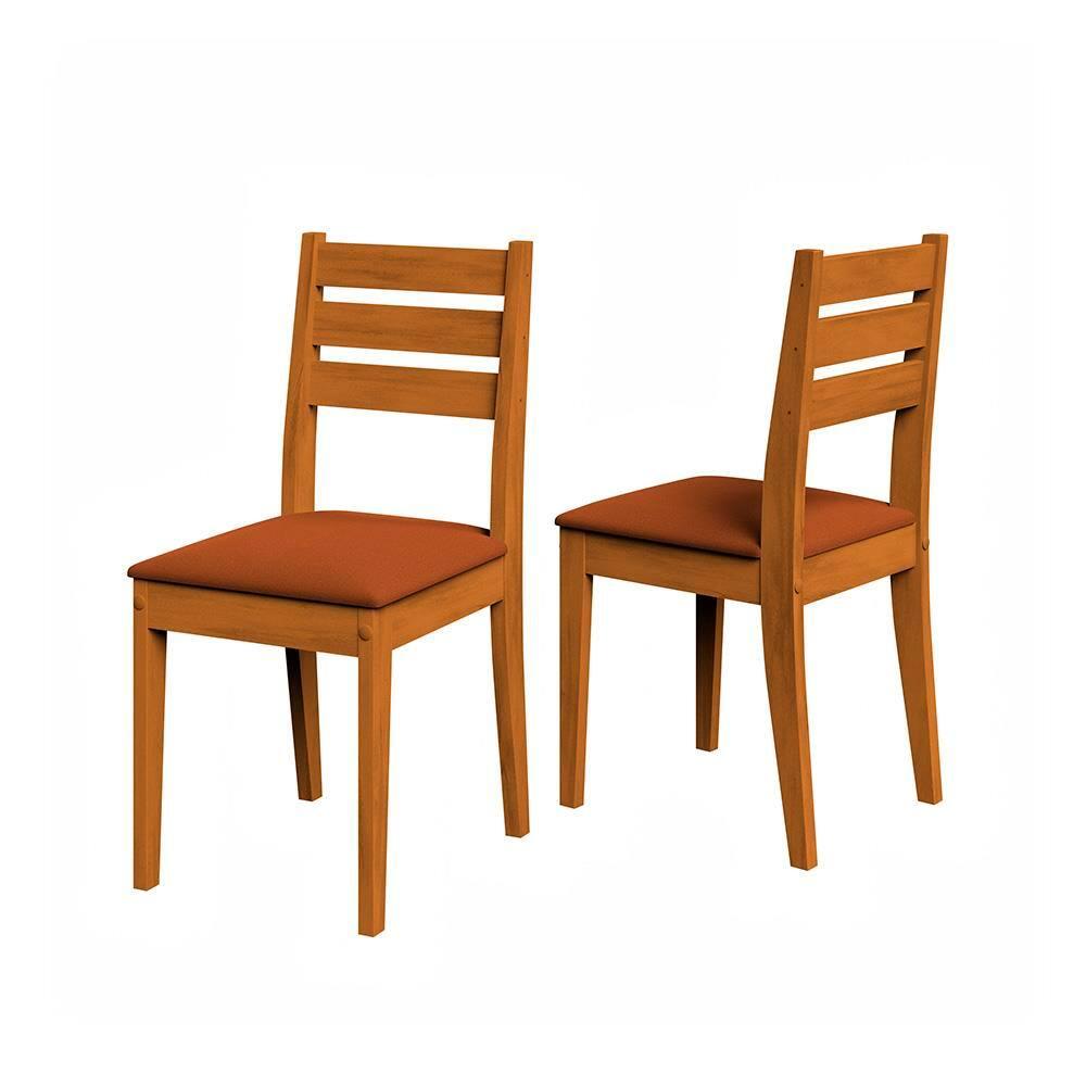 Mesa de Jantar Quadrada Dobuê Dakar com 4 Cadeiras Estofadas Revestidas em Suede - 4