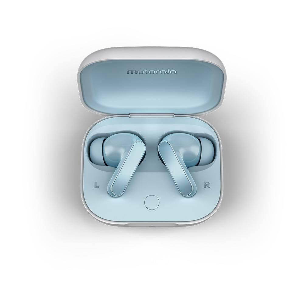 Fone de ouvido Sem Fio Bluetooth Motorola Moto Buds Cancelamento de Ruído Ativo - Light Blue - 2