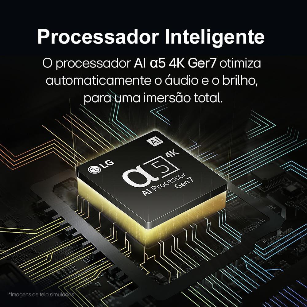 Smart TV 4K 75" LG NanoCell 75NANO80T com Processador a5 Ger7 AI, Hub de Esportes, Alexa/Chromecast integrado, webOS 24 e Controle Smart Magic - 6