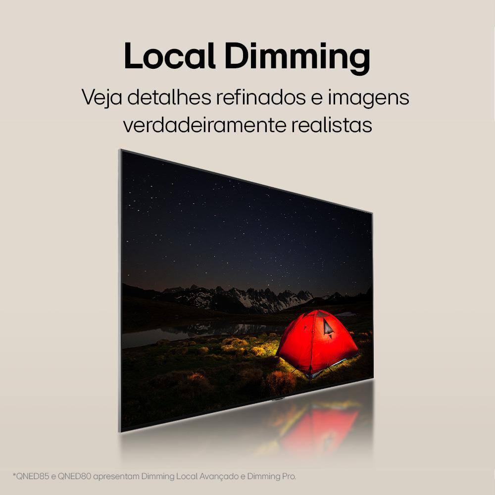 Smart TV 4K 75" LG QNED 75QNED85T com Processador a8 AI, Painel 120Hz, Quantum Dot Nanocell, Design Super Slim, FreeSync e webOS 24 - 7