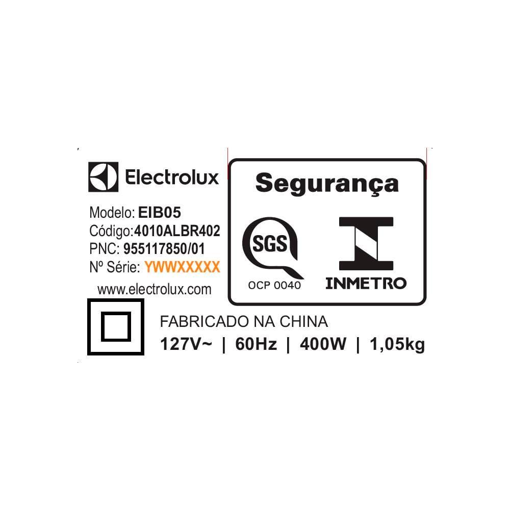 Mixer Electrolux EIB05 400W Tecnologia TruFlow Power System Preto - 6