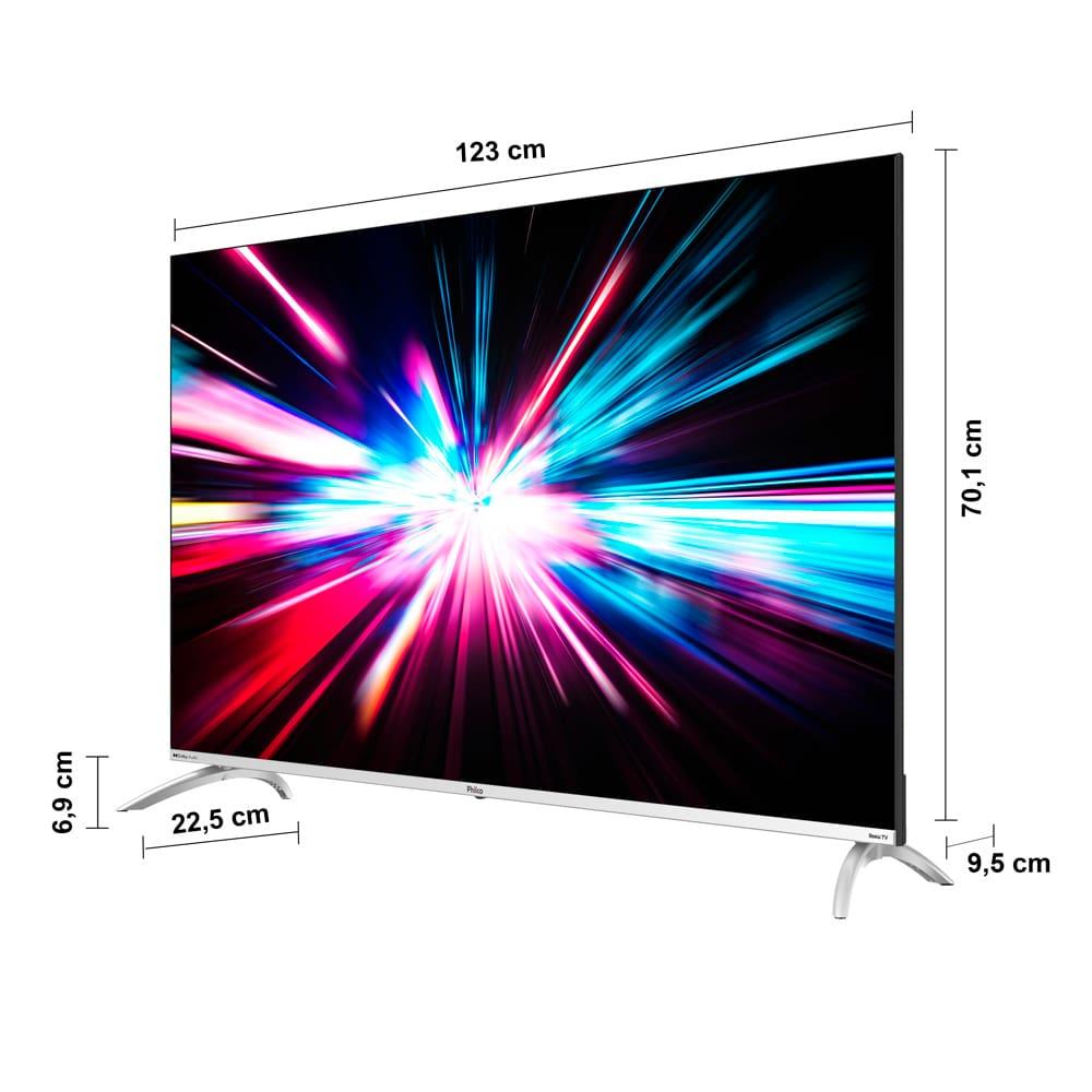 Smart TV 55" Philco Ultra HD 4K V55G7PR2CSB com processador Quad-Core, Dolby Digital, HDMI, USB, Wi-Fi e Roku TV - 8