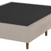 Base Box de Casal Umaflex Milão com Revestimento em Malha 26x138x188cm – Bege - 2