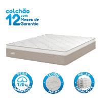 Colchão Queen Size Umaflex Milão com Euro Pillow e Molas Ensacadas 30x158x198 – Bege/Branco - 3