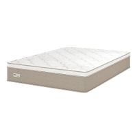 Colchão Casal Umaflex Milão com Euro Pillow e Molas Ensacadas 30x138x188 – Bege/Branco - 1