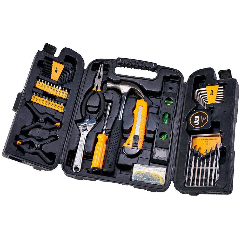 Kit de Ferramentas Manuais Wap MKF132 com Acessórios - 132 Peças - 2