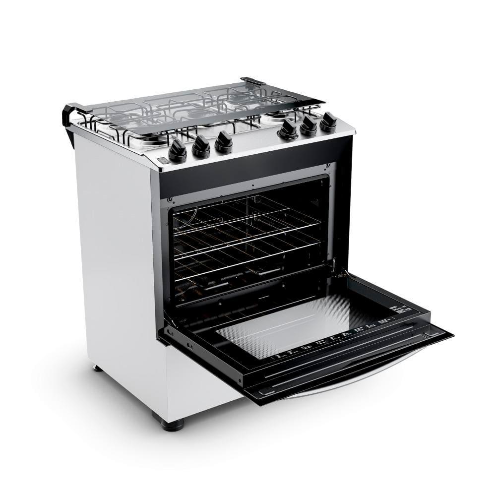 Fogão 5 Bocas Brastemp BFS5NDB Forno 96L Queimadores Rápidos Bivolt Branco - 2